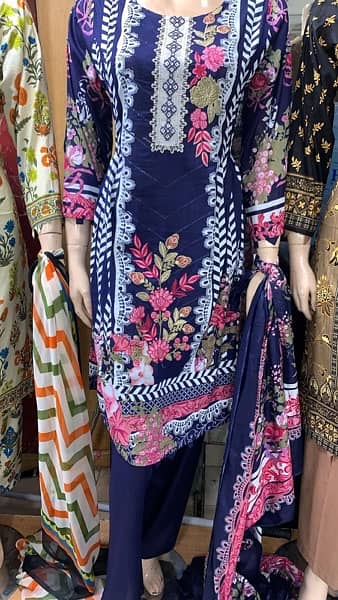 Bin Saeed New Summer Collection 2024 Lawn 3Pc Ready To Wear 2