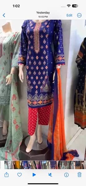Bin Saeed New Summer Collection 2024 Lawn 3Pc Ready To Wear 8