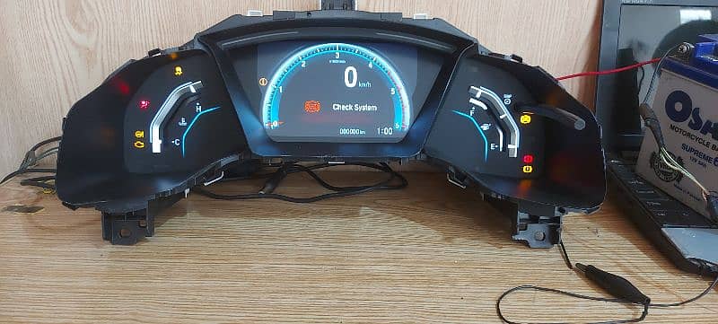 Civic,X,UG,RS,Si Blue Display Speedometer 3
