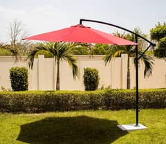 Side pole Umbrella, side pool garden umbrela, luxury umbrela