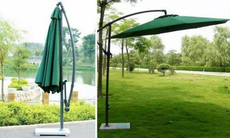 Side pole Umbrella, side pool garden umbrela, luxury umbrela 3