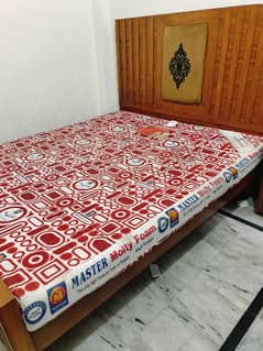 Dubble plaiy Bed with 2 side tables with master multiform mattress
