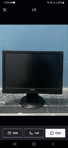 monitor black flat