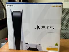 UK MODEL PS5 WITH BOX AND ALL ACCESSORIES 0