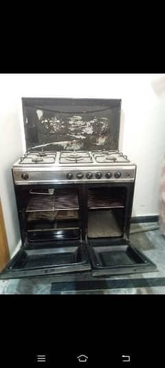 cooking range gass + electric convection oven 0
