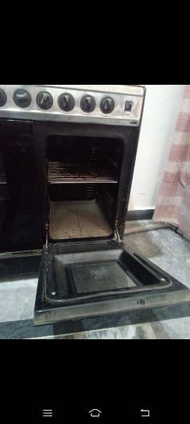 cooking range gass + electric convection oven 1