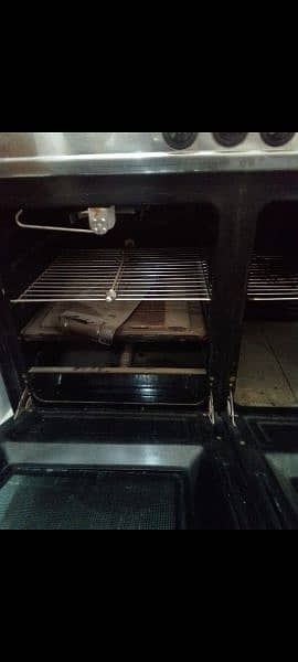 cooking range gass + electric convection oven 2