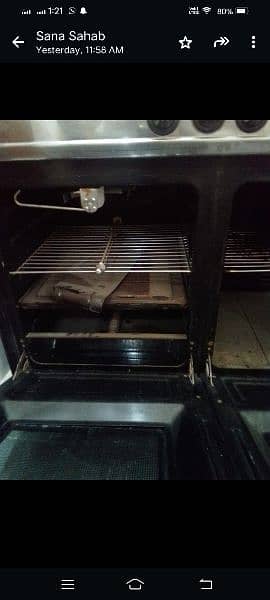cooking range gass + electric convection oven 4