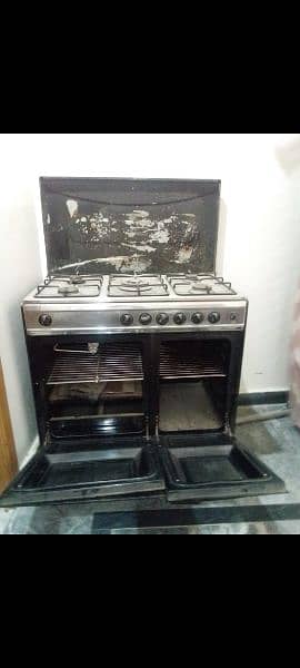 cooking range gass + electric convection oven 5