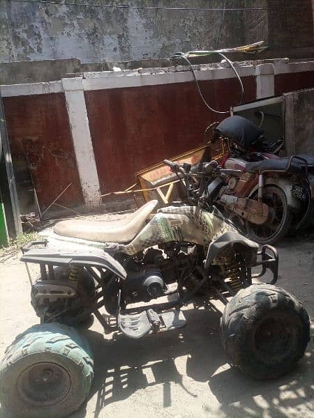 ATV four wheeler for sale urgent phone number 03019072300 2