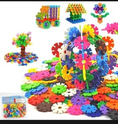 72 Pcs - Colorful Snowflake build Blocks - Brain
and Educational toys 0