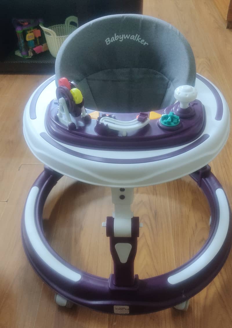 Baby cot and baby walker  for sale 2
