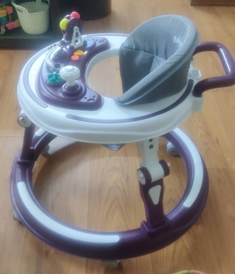 Baby cot and baby walker  for sale 3