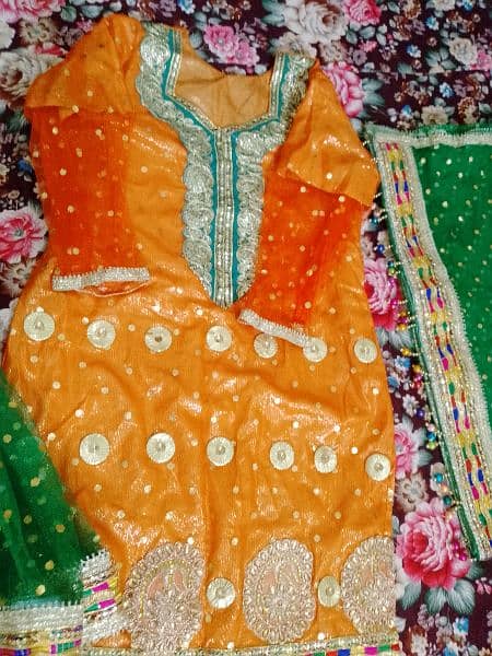 bridal mehndi dress 0