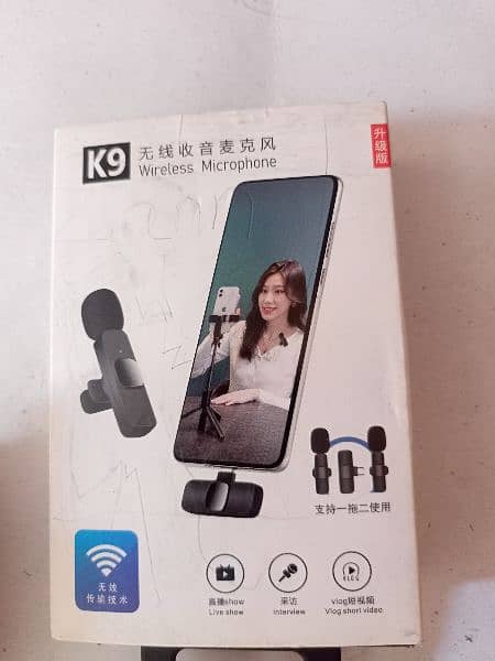 K9 wireless Microphone Used but like New Price Negotiable 3