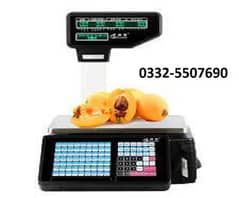 weighing scale for label printing and receipt printing available 0
