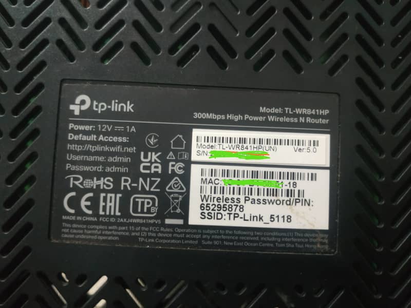 TP-Link Router TL-WR841HP 300Mbps 3