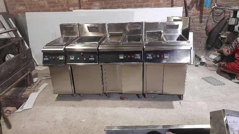 Deep Fryer / Commercial Deep Fryer / Deep Fryer With Sizzling 3