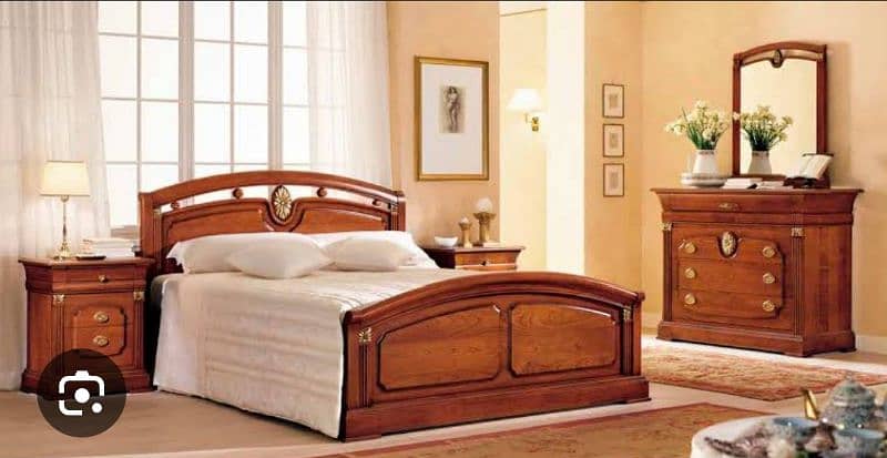 bed set/ wooden bed set/ king size bed/ single beds/ furniture 2