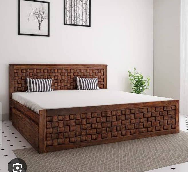 bed set/ wooden bed set/ king size bed/ single beds/ furniture 4