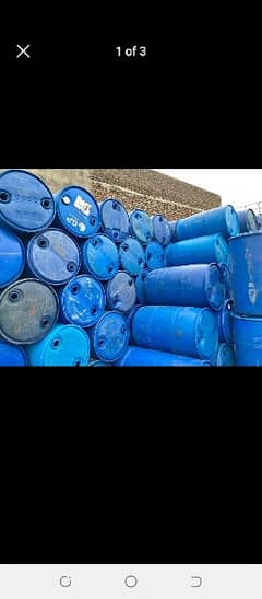 Imported water storage drums