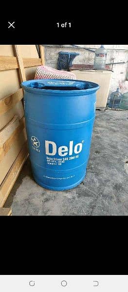 Imported water storage drums 1