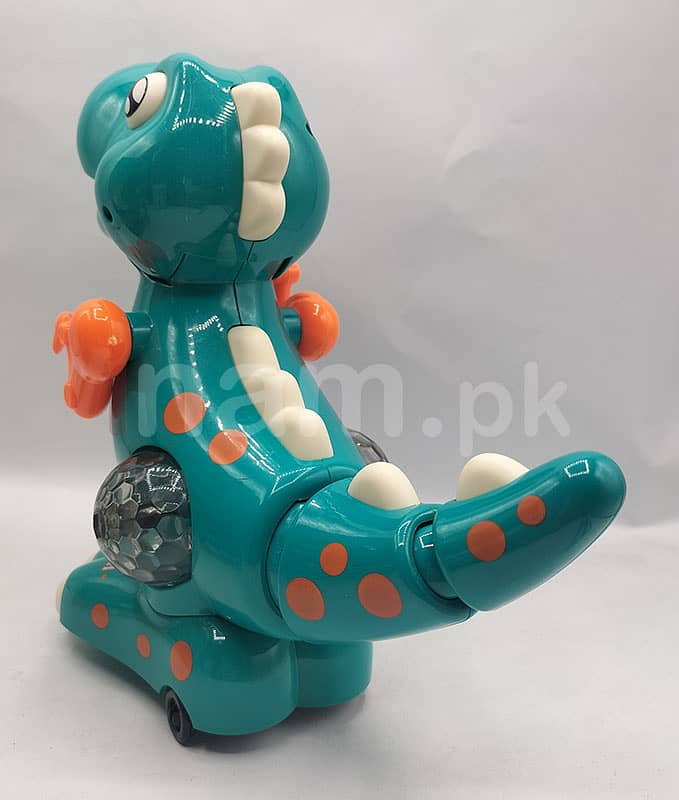 Dino Boogie! Lights & Music Walking Dinosaur Toy 1