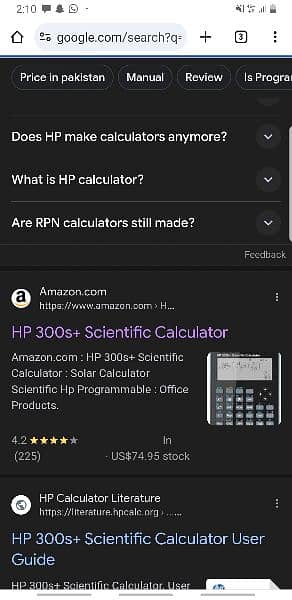 Hp 300s+ scientific calculator. 3
