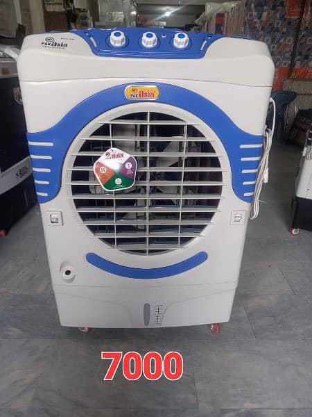 pak asia room air cooler pure copper motar warranty 2 years imported 4