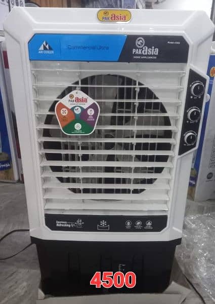 pak asia room air cooler pure copper motar warranty 2 years imported 8