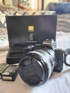 Nikon Z-50 complete with box  2 battery