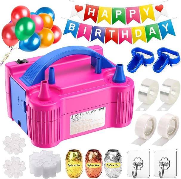 Heavy duty Electric Balloon Inflator Air Pump 2