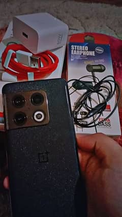 OnePlus 10 Pro With 80w Charger And handsfree