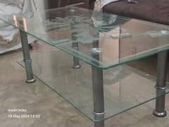 Centre Glass Table of 3 set