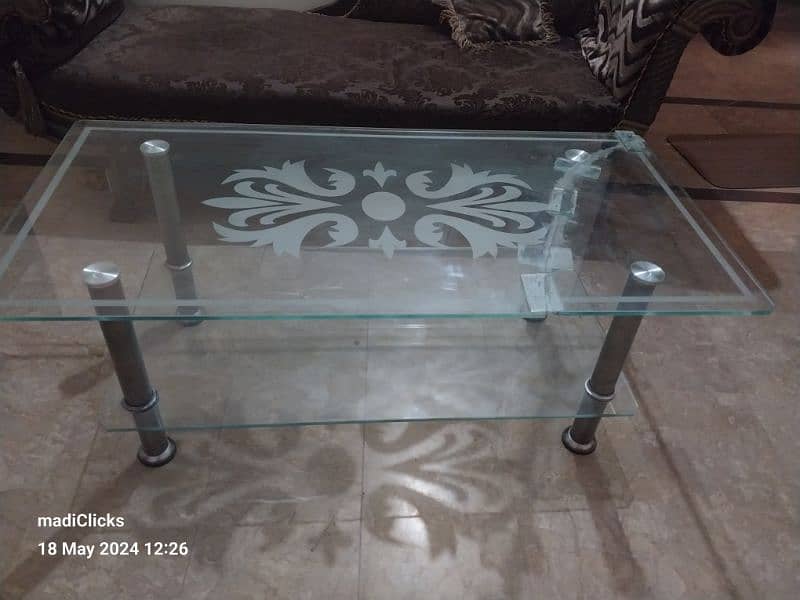 Centre Glass Table of 3 set 6