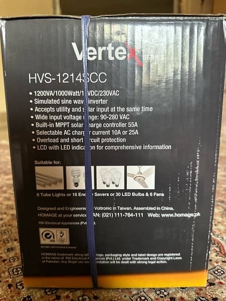 Homage Vertex X Series, HVC-1214SCC 4