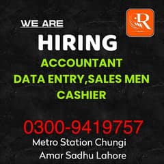 Cashier|Accountant|It Manager|Floor Manager|Data Entry|Salemen 0