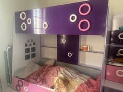 1 year used Bunk bed