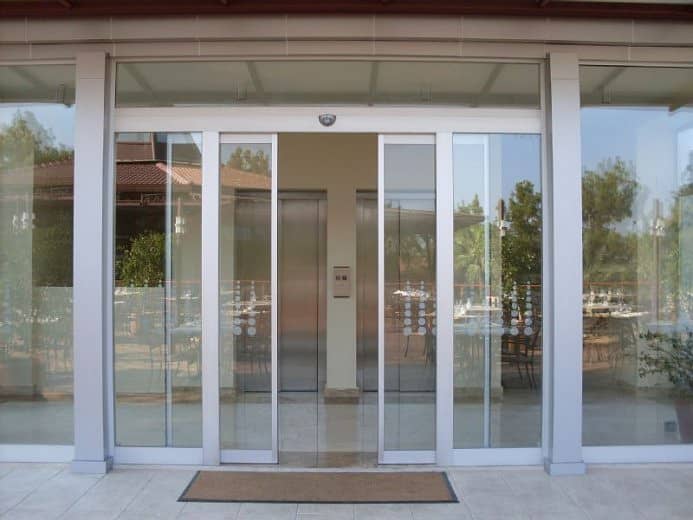 Automatic Glass Sliding and Swing Sensor Door System 7