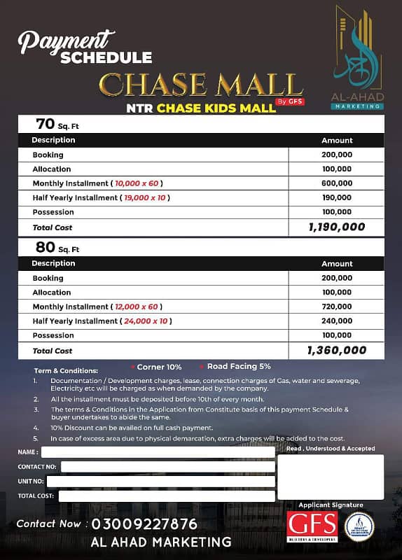 GFS CHASE MALL 6