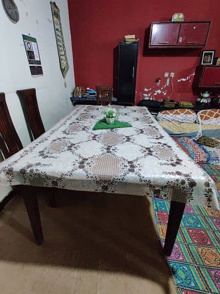 Full Size Wooden Dinning table 8 seater 3