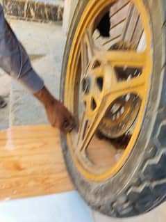alloy rim 200cc with tyres