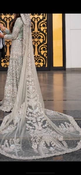 beautiful walima lehnga and choli bridal dress 2