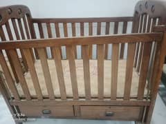Baby bed wooden