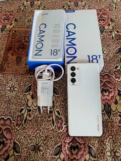 ‍Tecno Comon 18t 4+3=7/128 GB For Sale  Complete Box ,Box,Origi