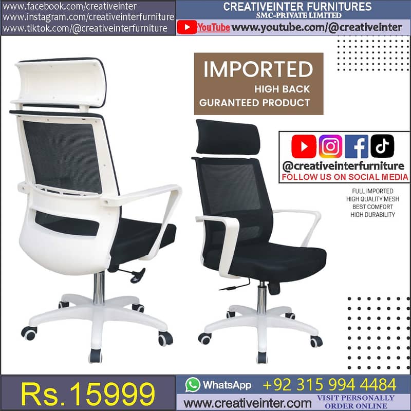 Ergonomic Office Chair Study Gaming Computer Study high Back Executive 7