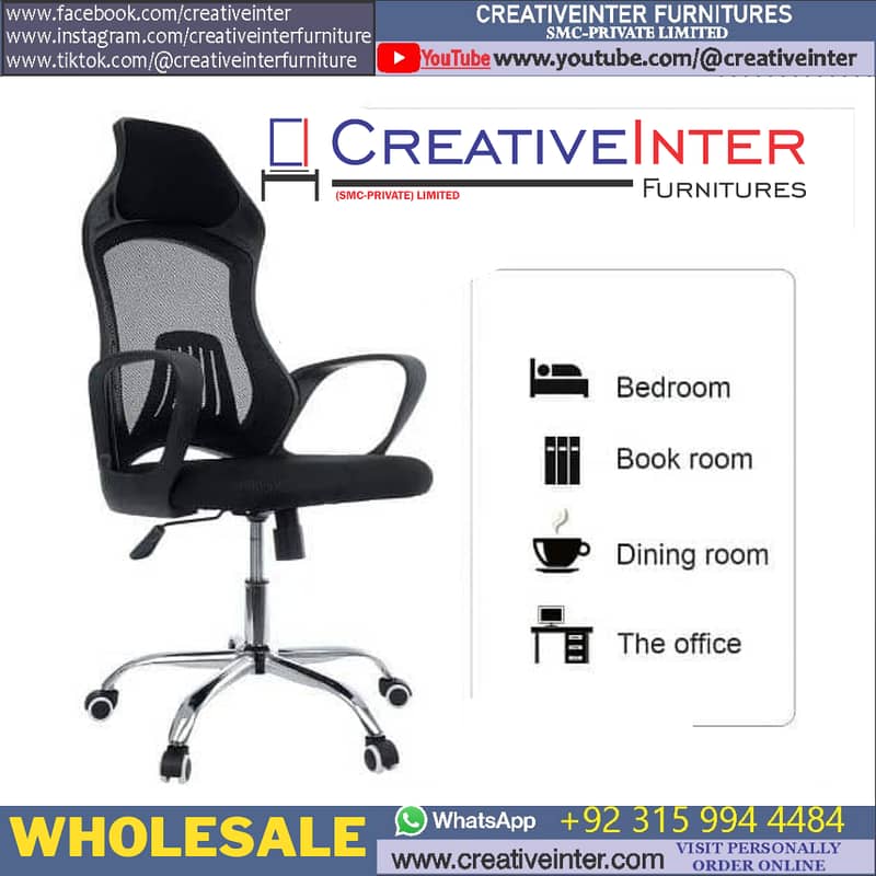 Ergonomic Office Chair Study Gaming Computer Study table Executive 1