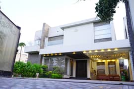1 Kanal vip luxury house available for sale in Ayesha Block Abdullah Garden Canal Road fsd 0