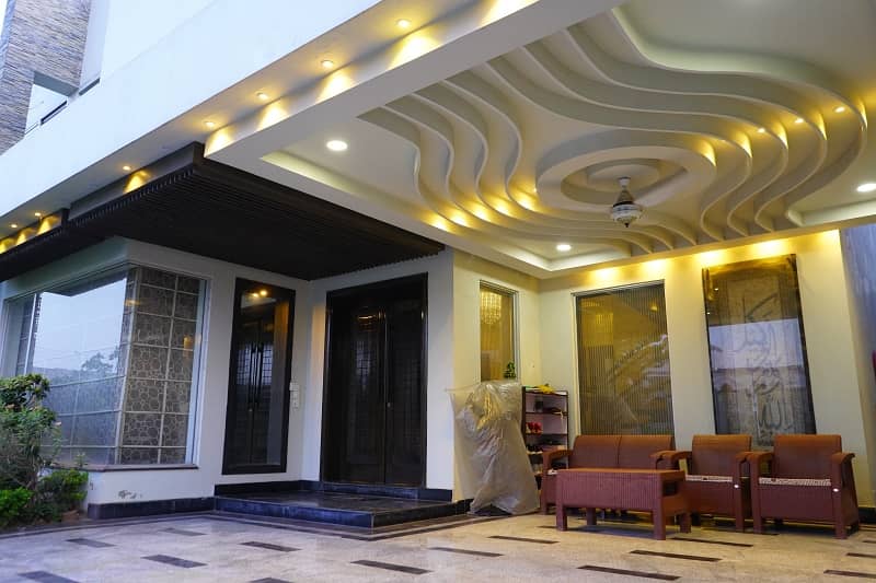 1 Kanal vip luxury house available for sale in Ayesha Block Abdullah Garden Canal Road fsd 1