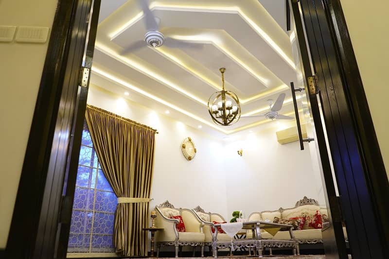 1 Kanal vip luxury house available for sale in Ayesha Block Abdullah Garden Canal Road fsd 8